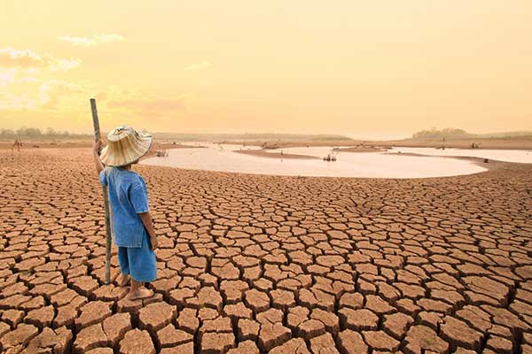 Climate Change Affects Earth | Barren Soil Image