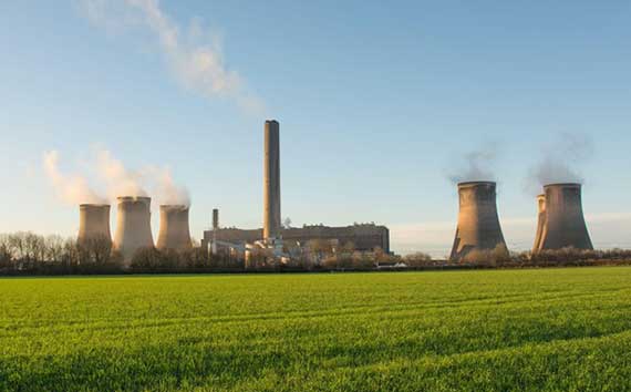 Global Carbon Emissions | UK Photo of Factory Plant