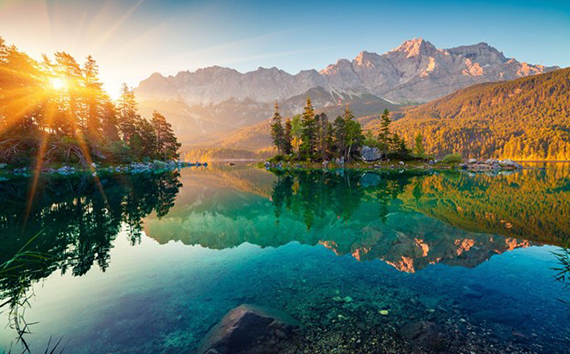 Beautiful Image of Lake Concern over Carbon Offsets